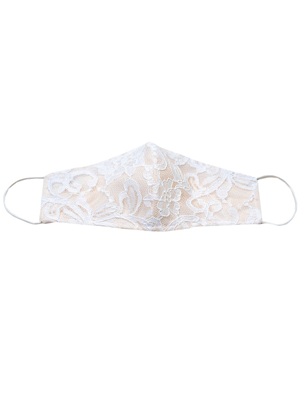 Sweet Kids Girls Multi Color Floral Lace Face Mask 2-16 - SophiasStyle.com